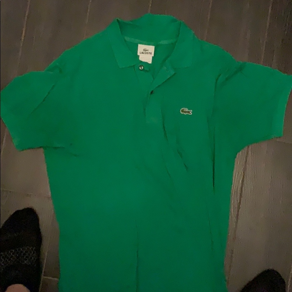 Men's short sleeve lacoste polo size 5